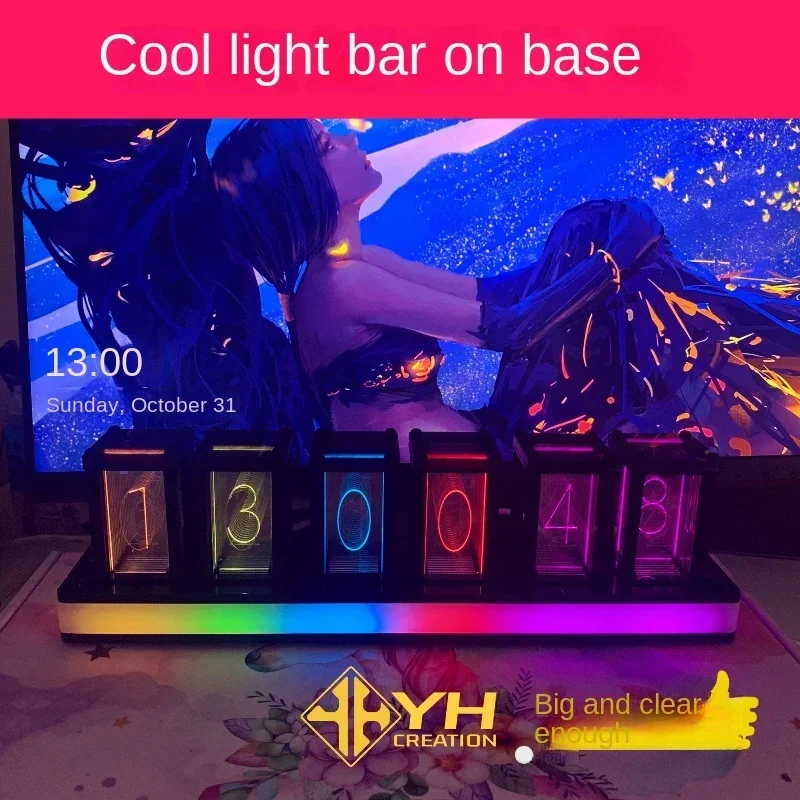 Diy Electronics Desk - Led Table Clock Digital Silent Desktop