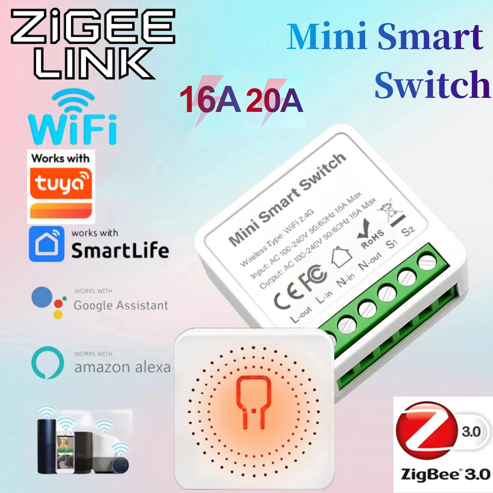 Diy Electronic Modules - For Tuya Mini Smart WiFi Switch