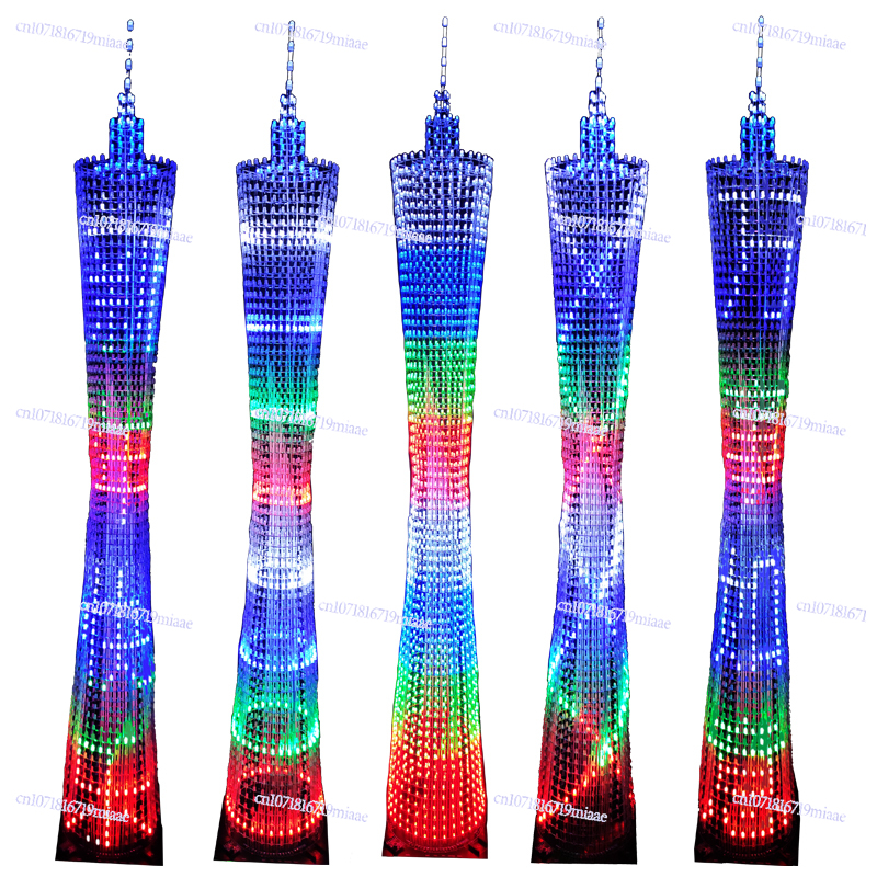 Diy Electronics Com - 64-Floor Canton Tower DIY Kit LED