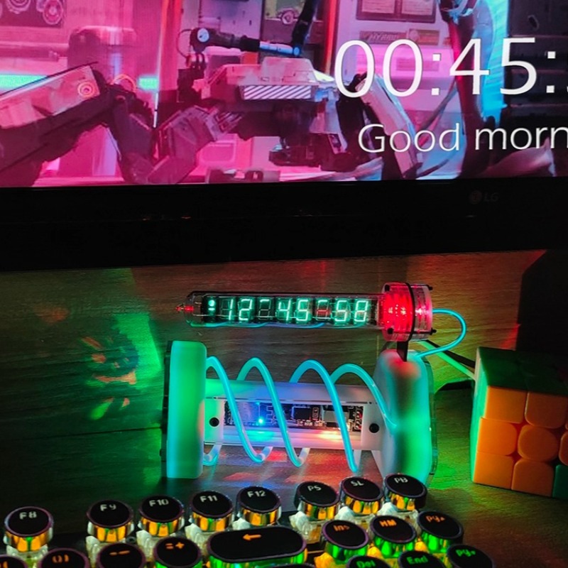 Room Design Clock Bedside Tabl - Diy Electronics Desk incelemesi ve fiyatı