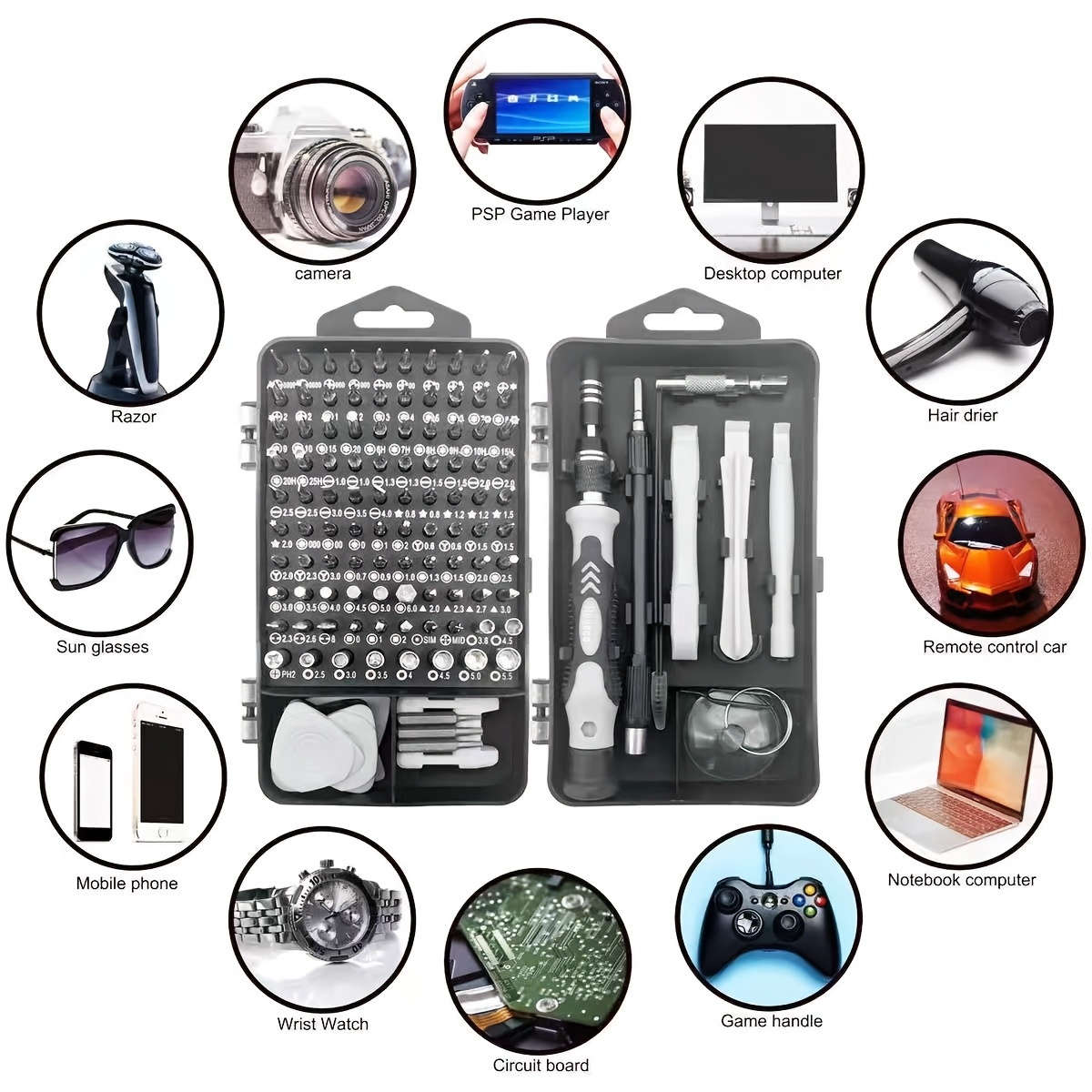 115in1 Screwdriver Bit Set, Hi - Diy Electronics Com incelemesi ve fiyatı