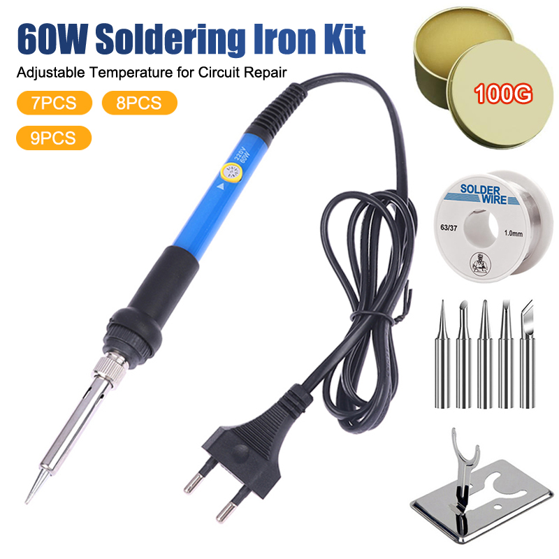 Adjustable Temp 220V 60W Elect - Soldering Iron Kit incelemesi ve fiyatı