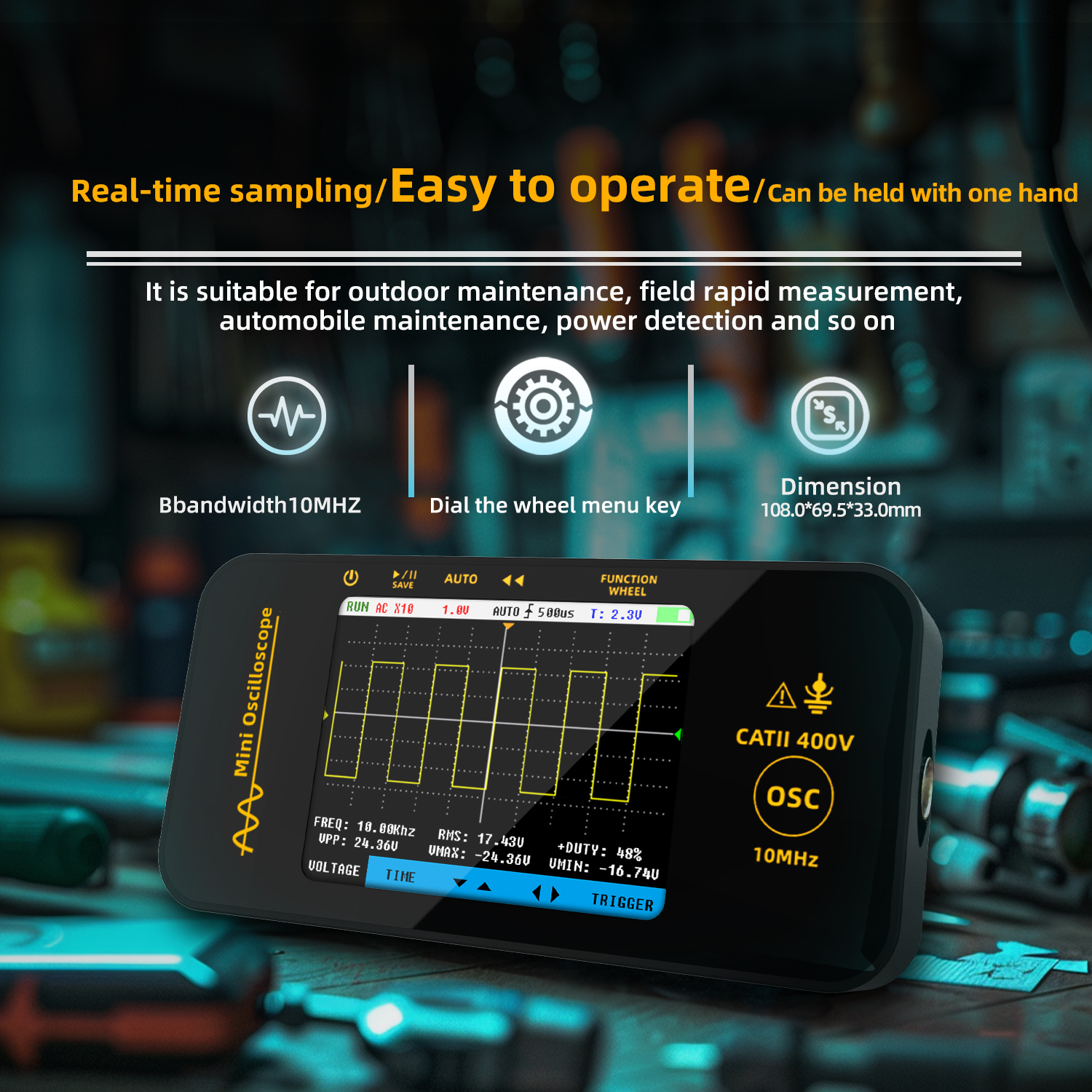 BSIDE OT3 Handheld Oscilloscop - Oscilloscope Dso Mini incelemesi ve fiyatı