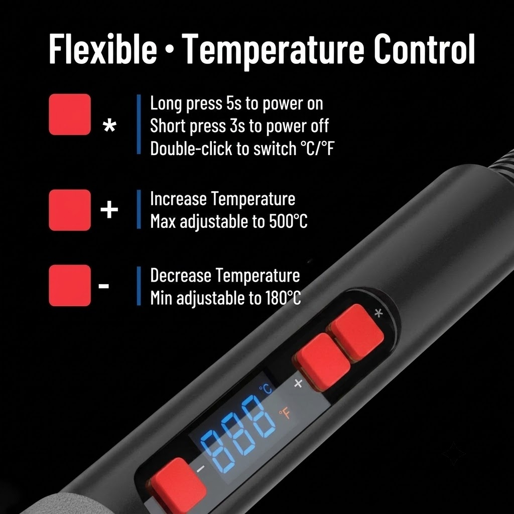 Adjustable Temperature Solderi - Diy Electronics Uk incelemesi ve fiyatı
