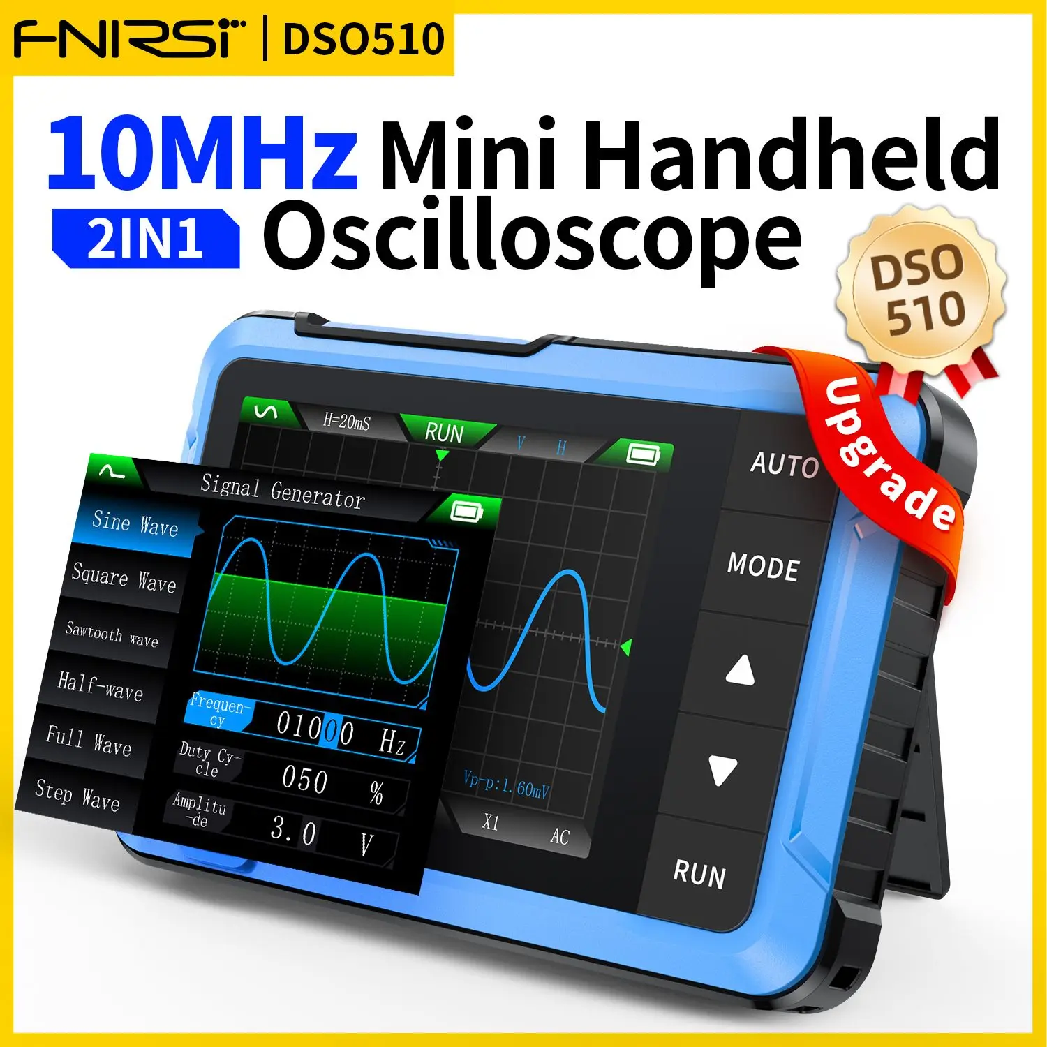 FNIRSI New DSO510 DSO152 DSO15 - Oscilloscope Dso Mini incelemesi ve fiyatı