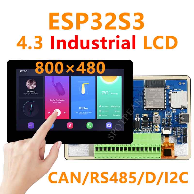 ESP32 S3  800x480 Captive Touc - I2C Lcd Display incelemesi ve fiyatı