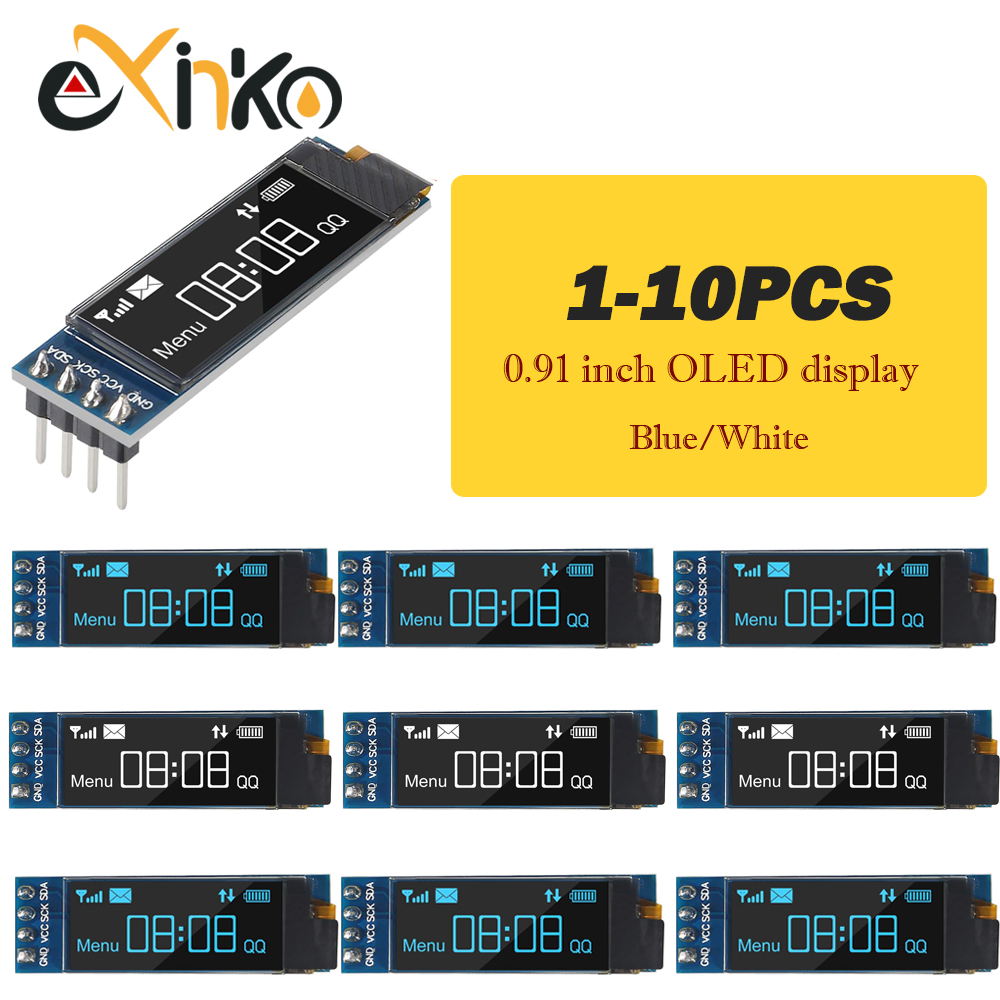 1-10pcs 0.91 inch OLED display - I2C Lcd Display incelemesi ve fiyatı