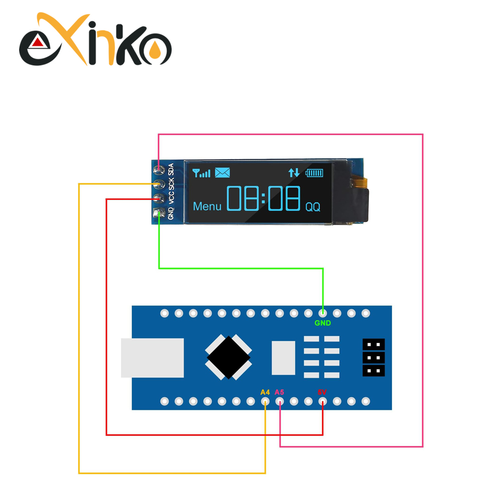 1-10pcs 0.91 inch OLED display - I2C Lcd Display incelemesi ve fiyatı