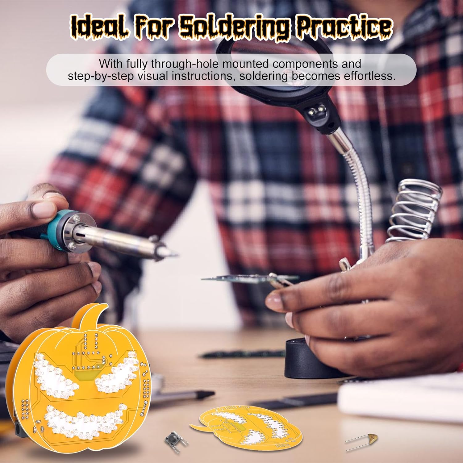 Halloween DIY Soldering Kit Pu - Diy Electronics Desk incelemesi ve fiyatı