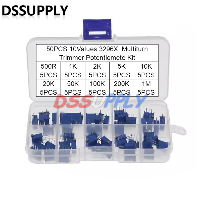 50PCS 3296 3296X Multiturn Tri - Diy Electronics Com incelemesi ve fiyatı