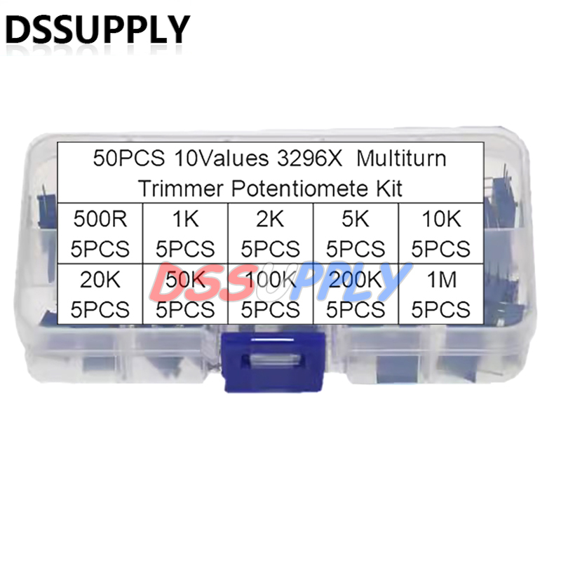 50PCS 3296 3296X Multiturn Tri - Diy Electronics Com incelemesi ve fiyatı