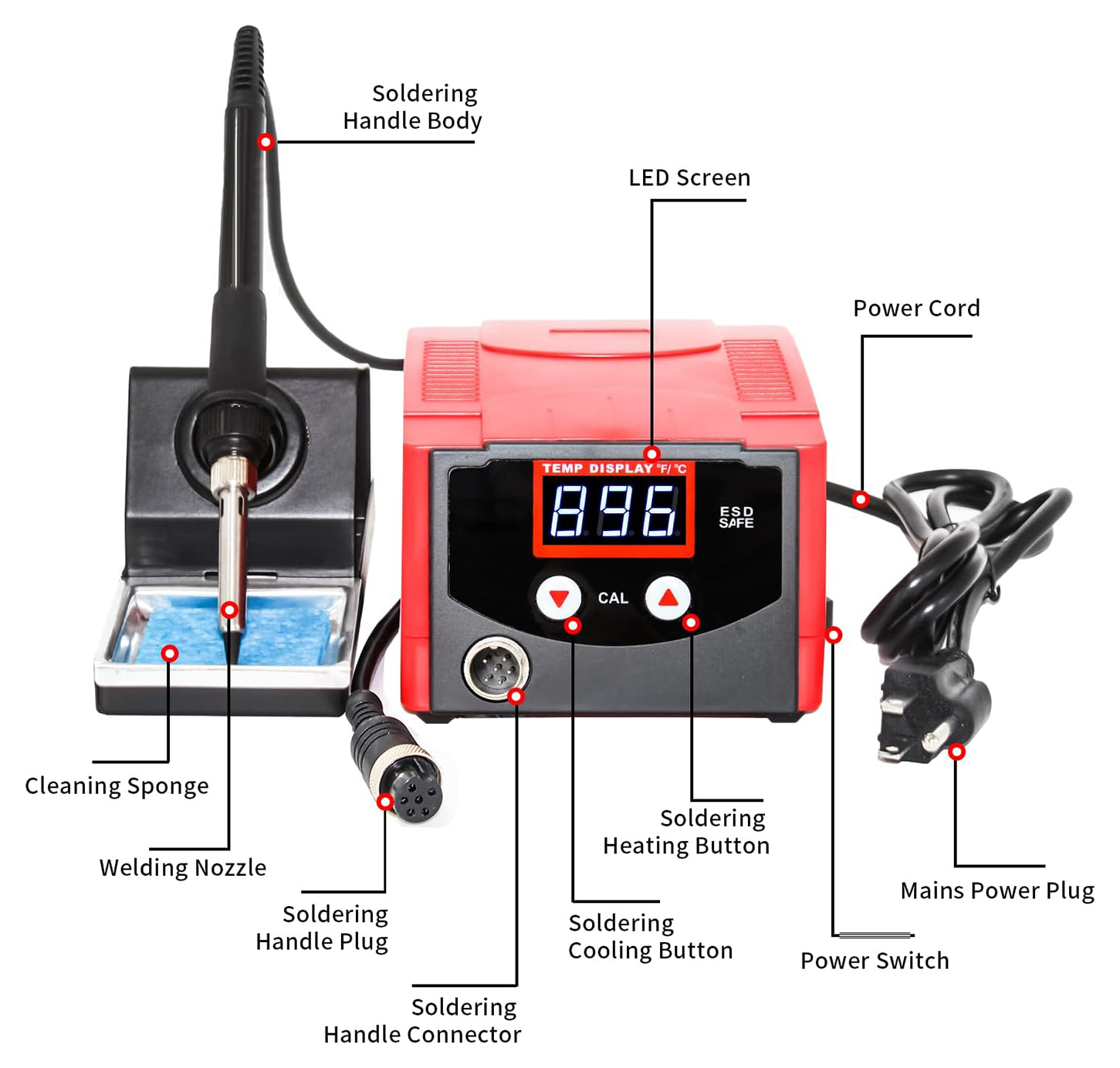938D 70W Digital Soldering Iro - Soldering Iron Kit incelemesi ve fiyatı