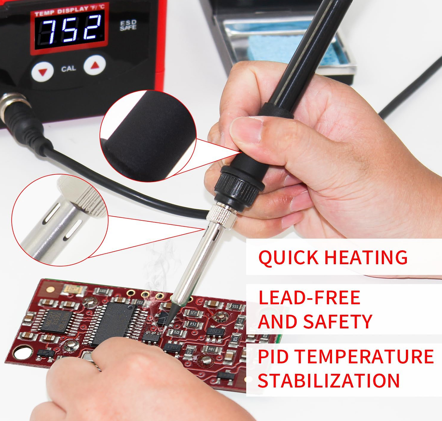 938D 70W Digital Soldering Iro - Soldering Iron Kit incelemesi ve fiyatı