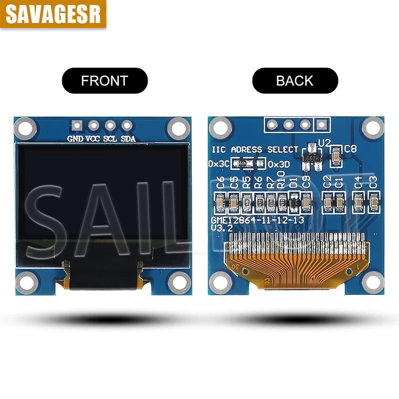 1-10PCS 0.96 Inch OLED Display - I2C Lcd Display incelemesi ve fiyatı