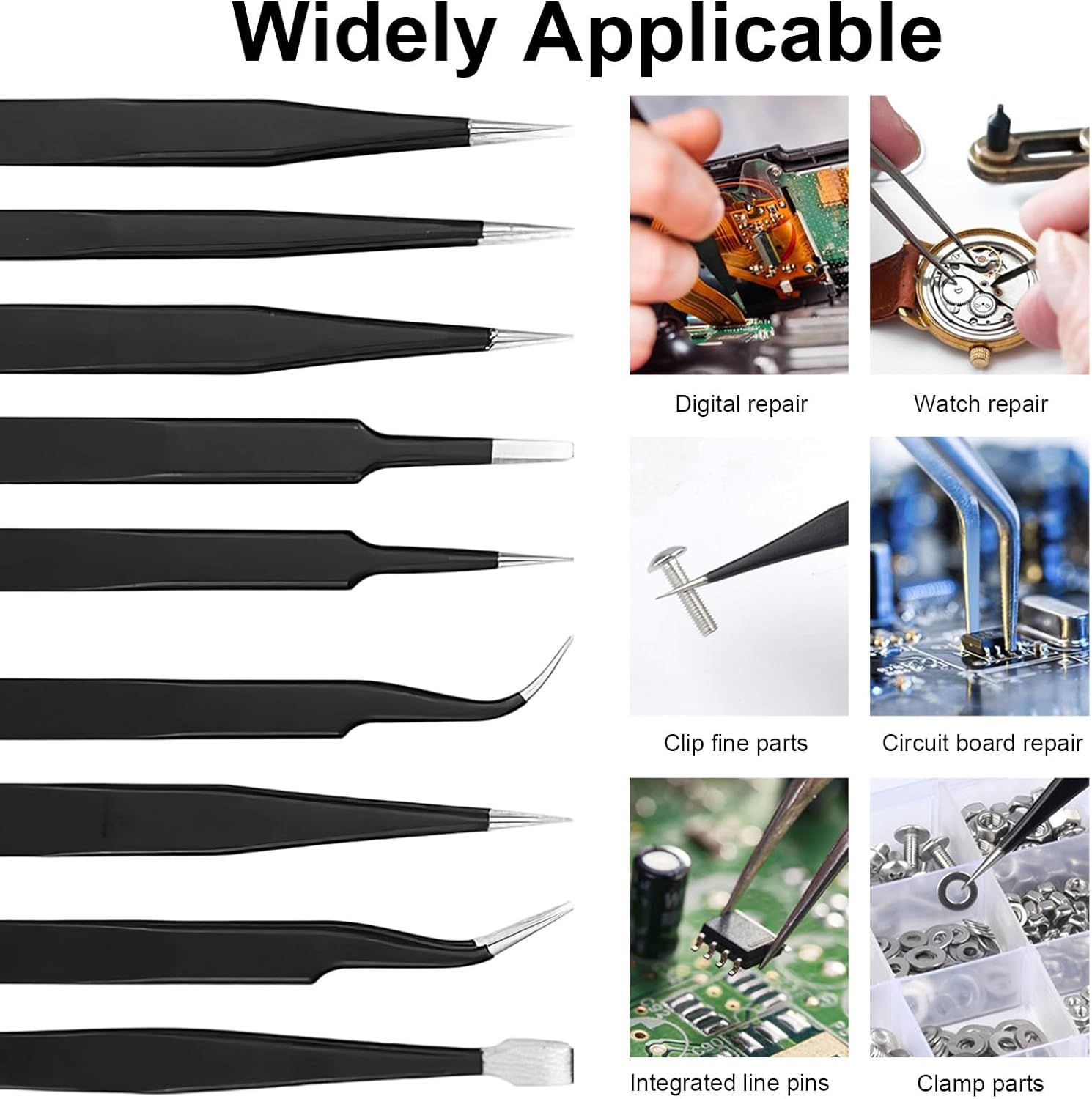 Precision Anti-static Tweezers - Soldering Iron Kit incelemesi ve fiyatı