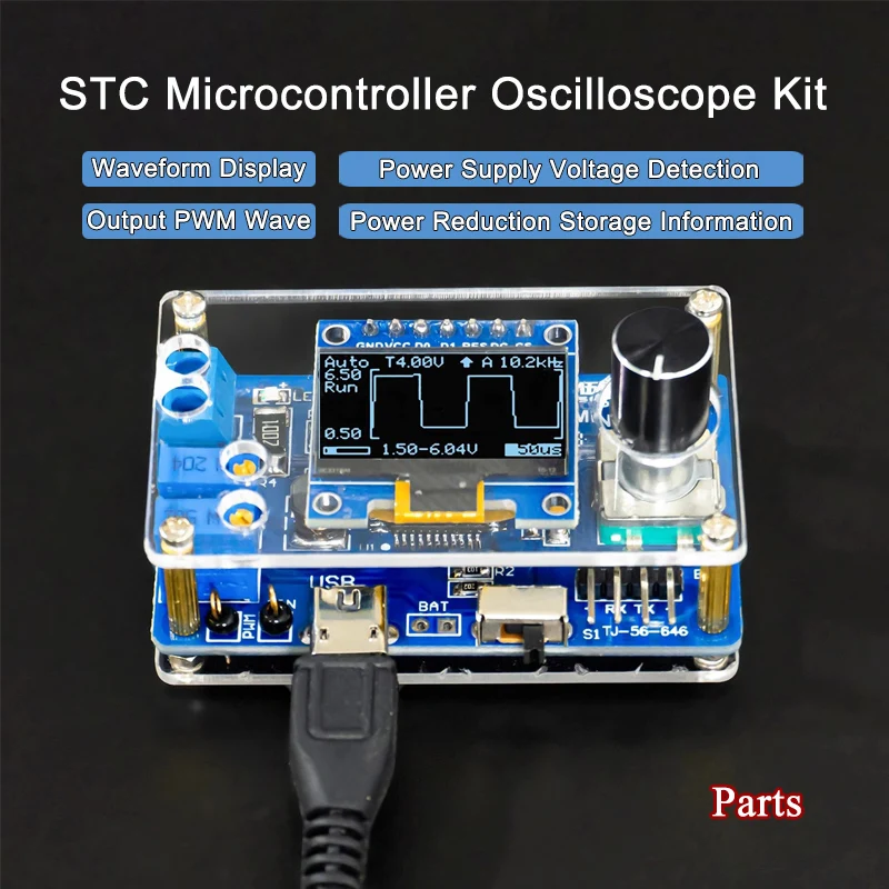 STC8K8A Microcontroller Kit DI - Oscilloscope Dso Mini incelemesi ve fiyatı