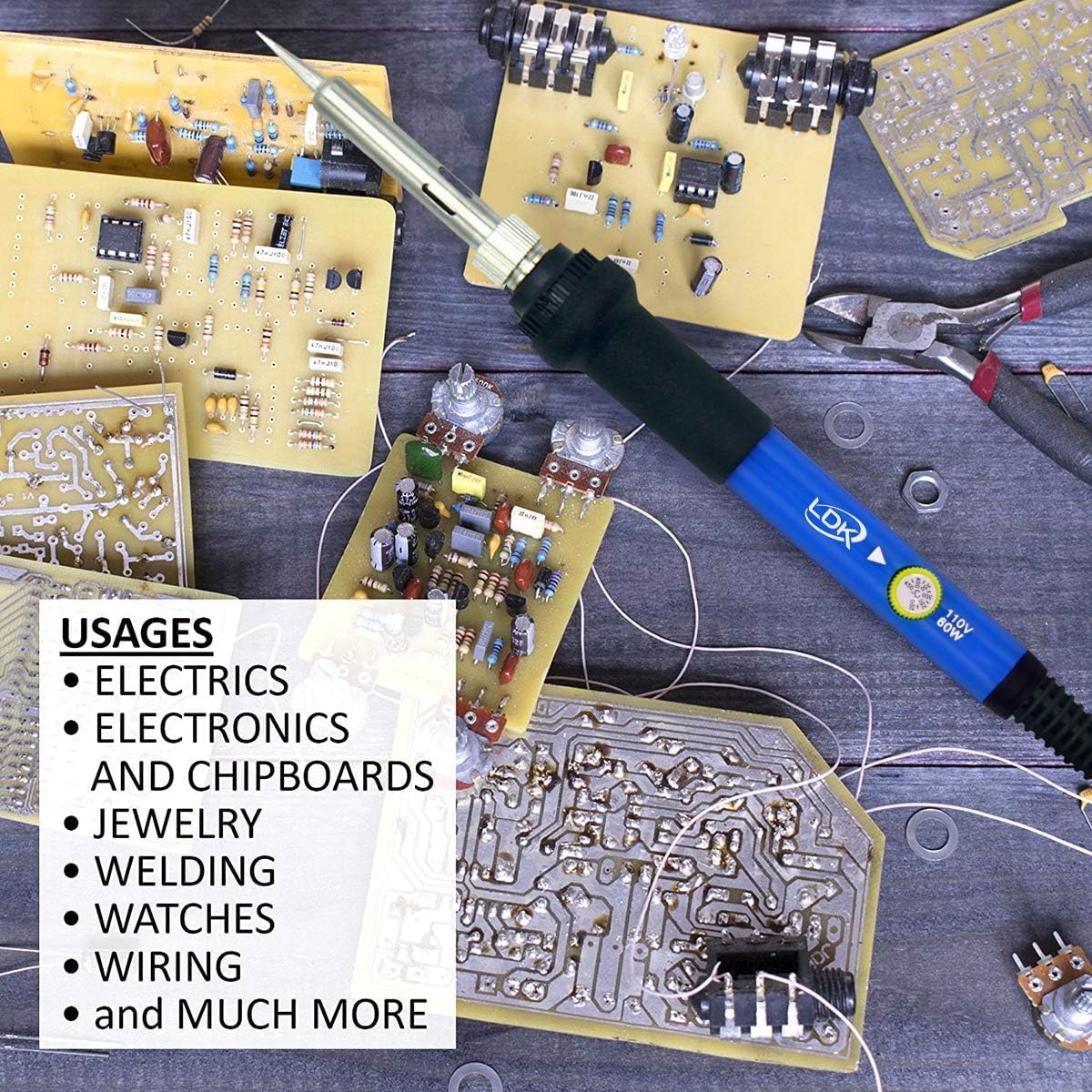 Soldering Iron Kit 60W with Ad - Soldering Iron Kit incelemesi ve fiyatı