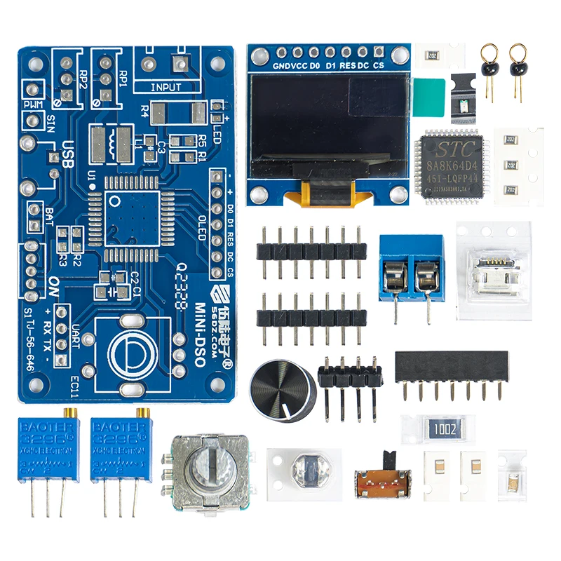 Electronic DIY Mini Digital Os - Oscilloscope Dso Mini incelemesi ve fiyatı