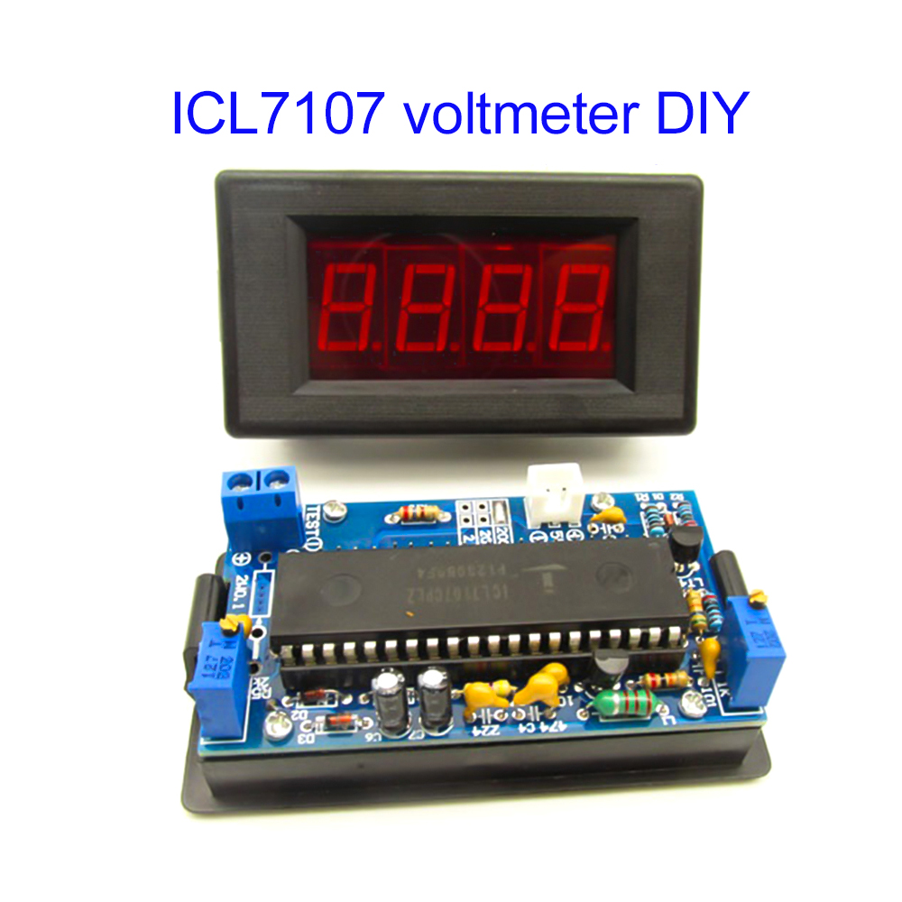 ICL7107 Voltmeter DIY Kit Part - Diy Electronics Com incelemesi ve fiyatı