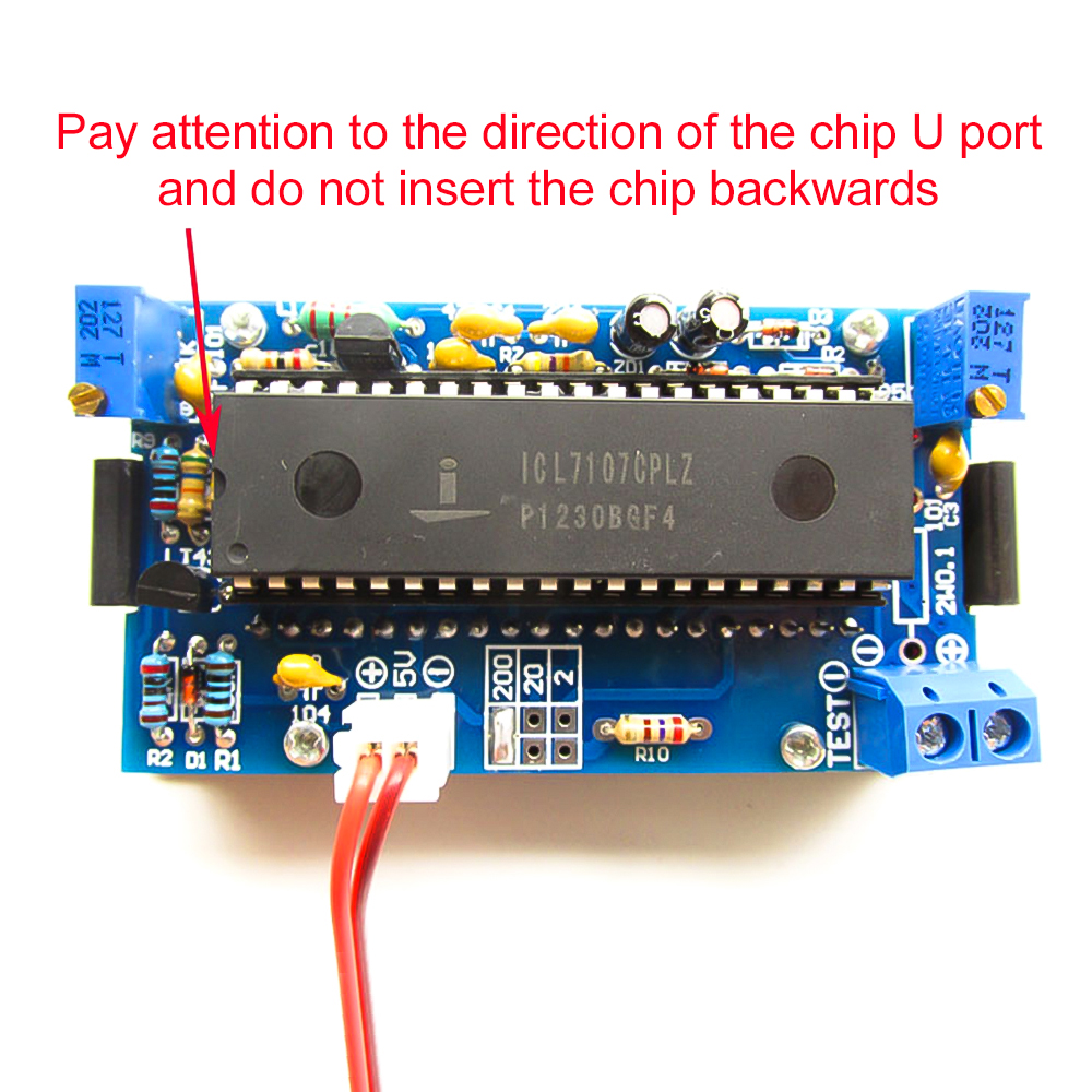 ICL7107 Voltmeter DIY Kit Part - Diy Electronics Com incelemesi ve fiyatı