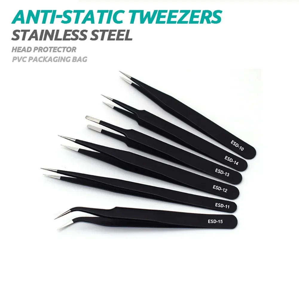 6pcs Precision Tweezers Set ES - Soldering Iron Kit incelemesi ve fiyatı