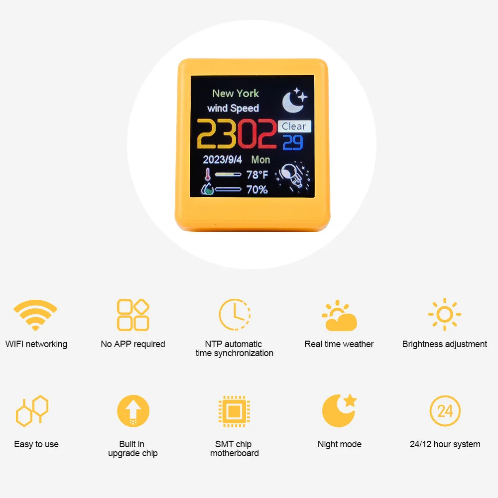 MINI Size Smart WIFI Weather S - Diy Electronics Desk incelemesi ve fiyatı