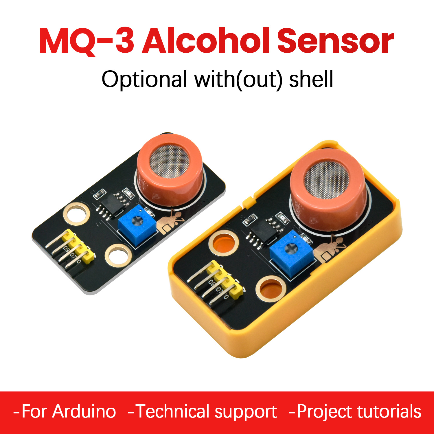 Keyestudio MQ-3 Alcohol Sensor - Diy Lego Electronics incelemesi ve fiyatı