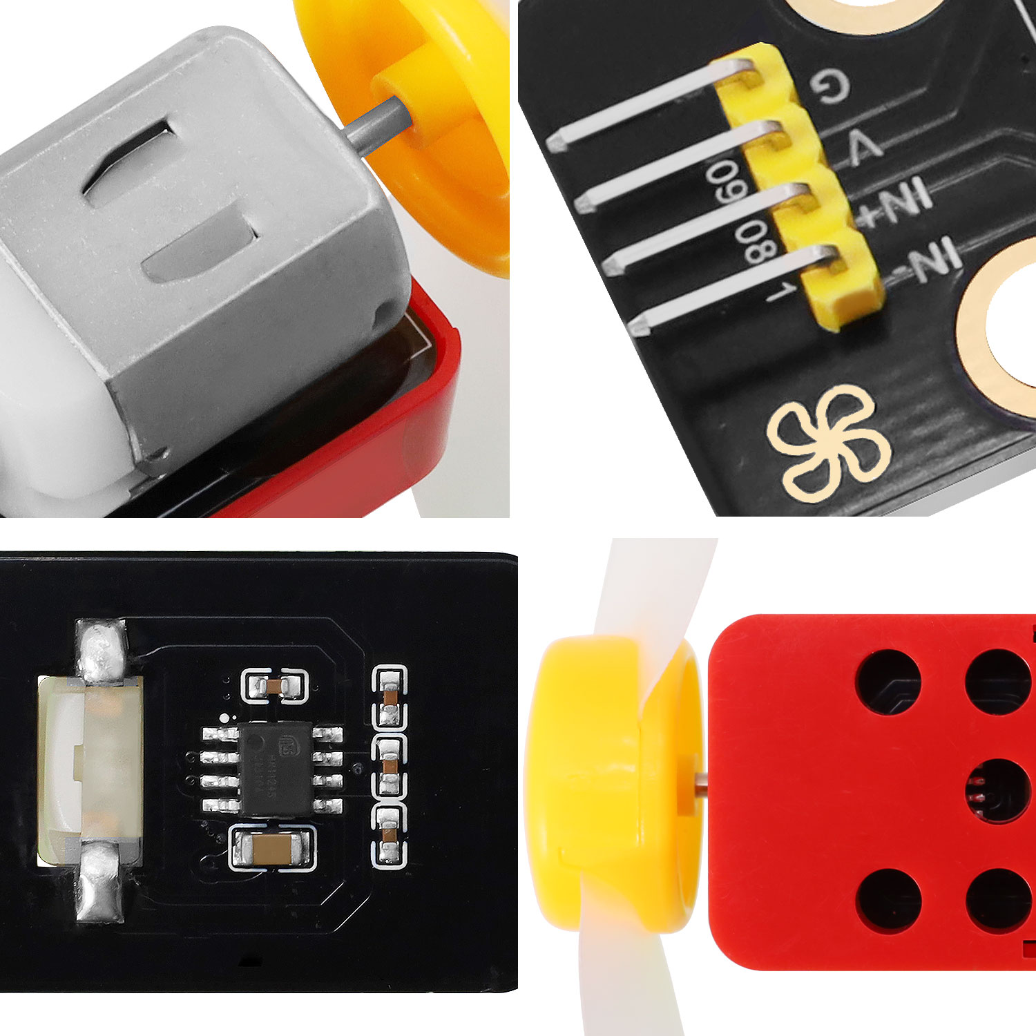 DC 3-6V 130 Motor Fan Module f - Diy Lego Electronics incelemesi ve fiyatı