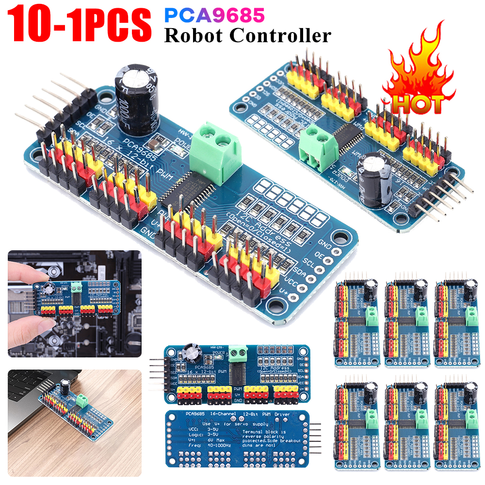 16 Channel 12 Bit PWM Servo Mo - Diy Electronics Motor incelemesi ve fiyatı