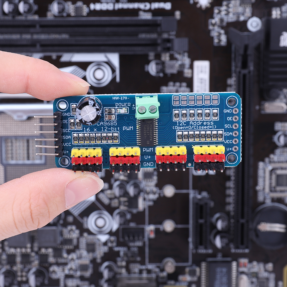 16 Channel 12 Bit PWM Servo Mo - Diy Electronics Motor incelemesi ve fiyatı
