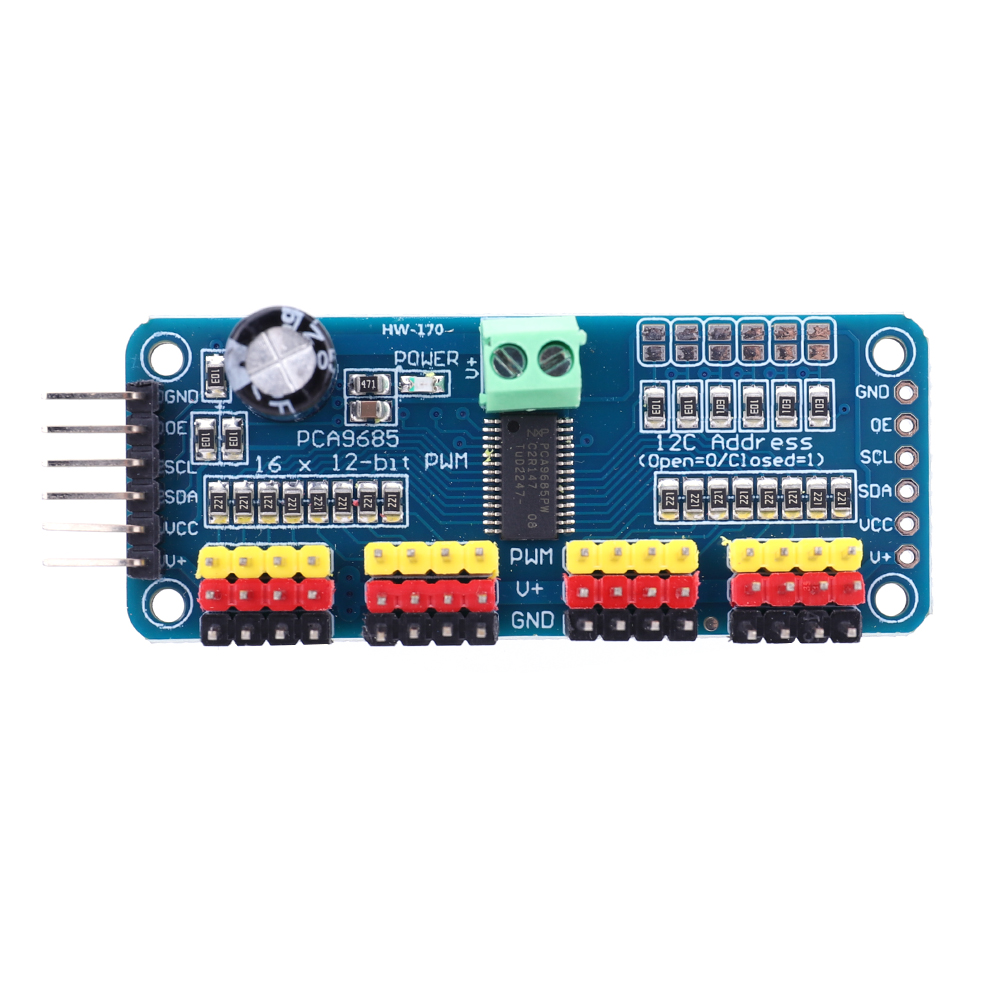 16 Channel 12 Bit PWM Servo Mo - Diy Electronics Motor incelemesi ve fiyatı