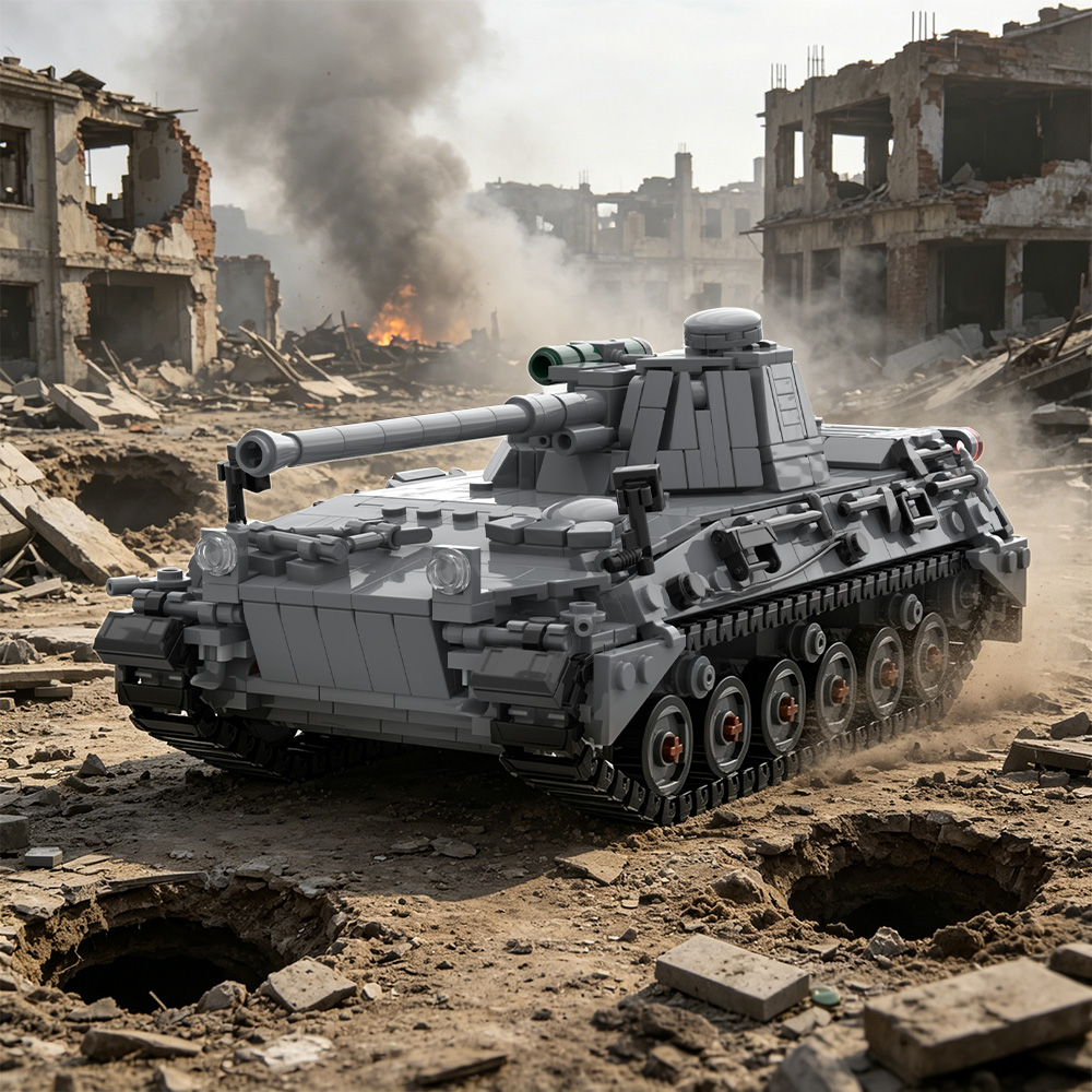 Gobricks MOC Begleitpanzer 57  - Diy Lego Electronics incelemesi ve fiyatı