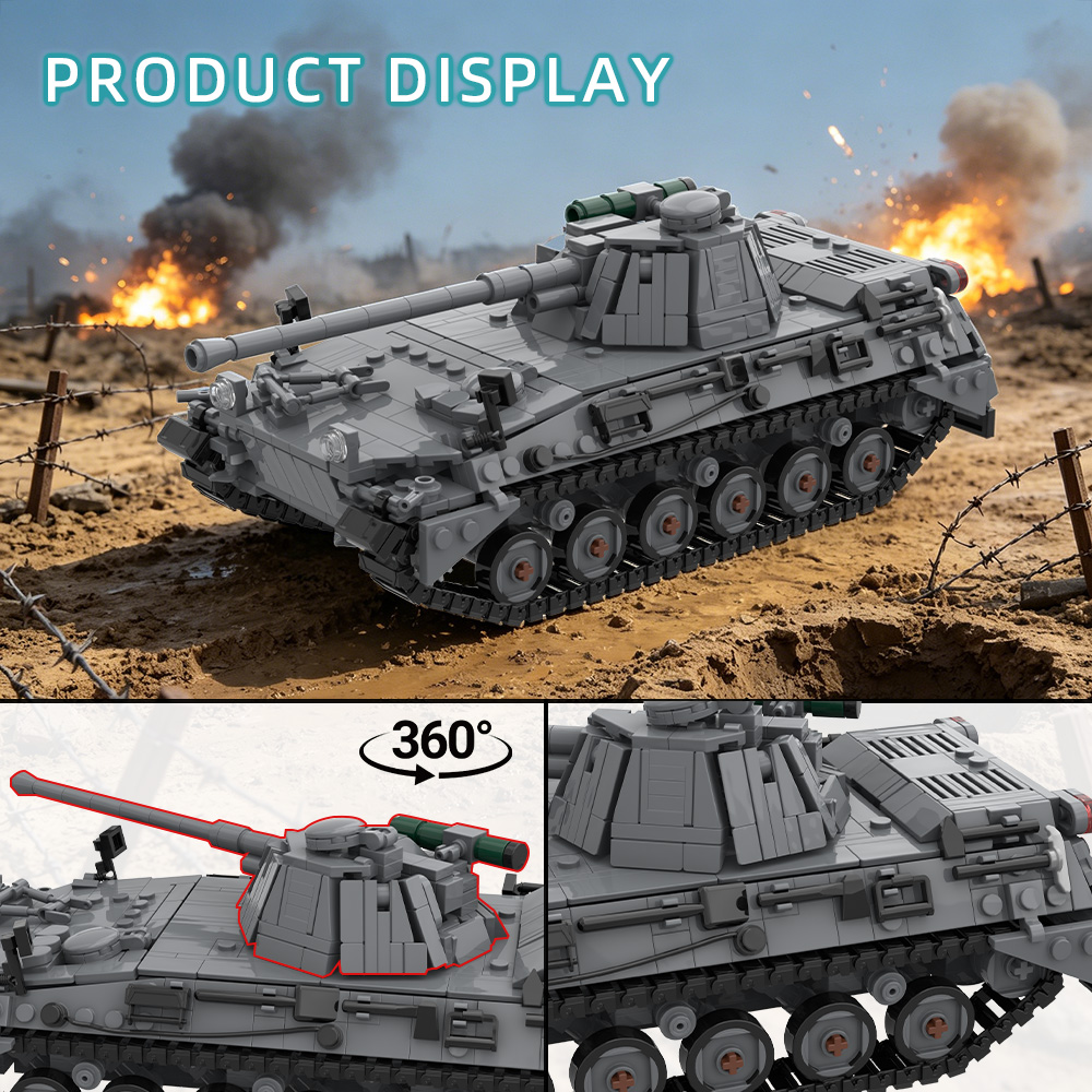 Gobricks MOC Begleitpanzer 57  - Diy Lego Electronics incelemesi ve fiyatı