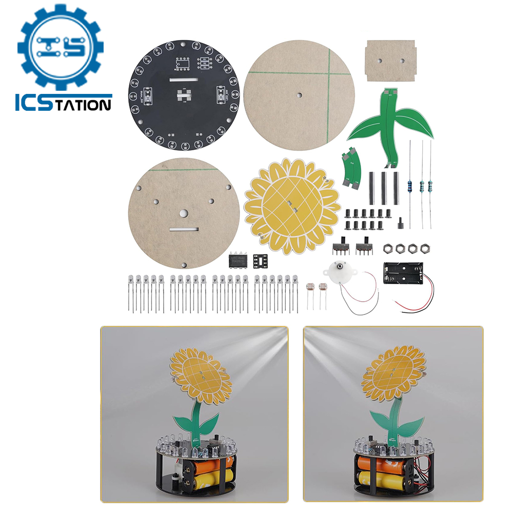 Rotating Sunflower Electronic  - Diy Electronics Desk incelemesi ve fiyatı