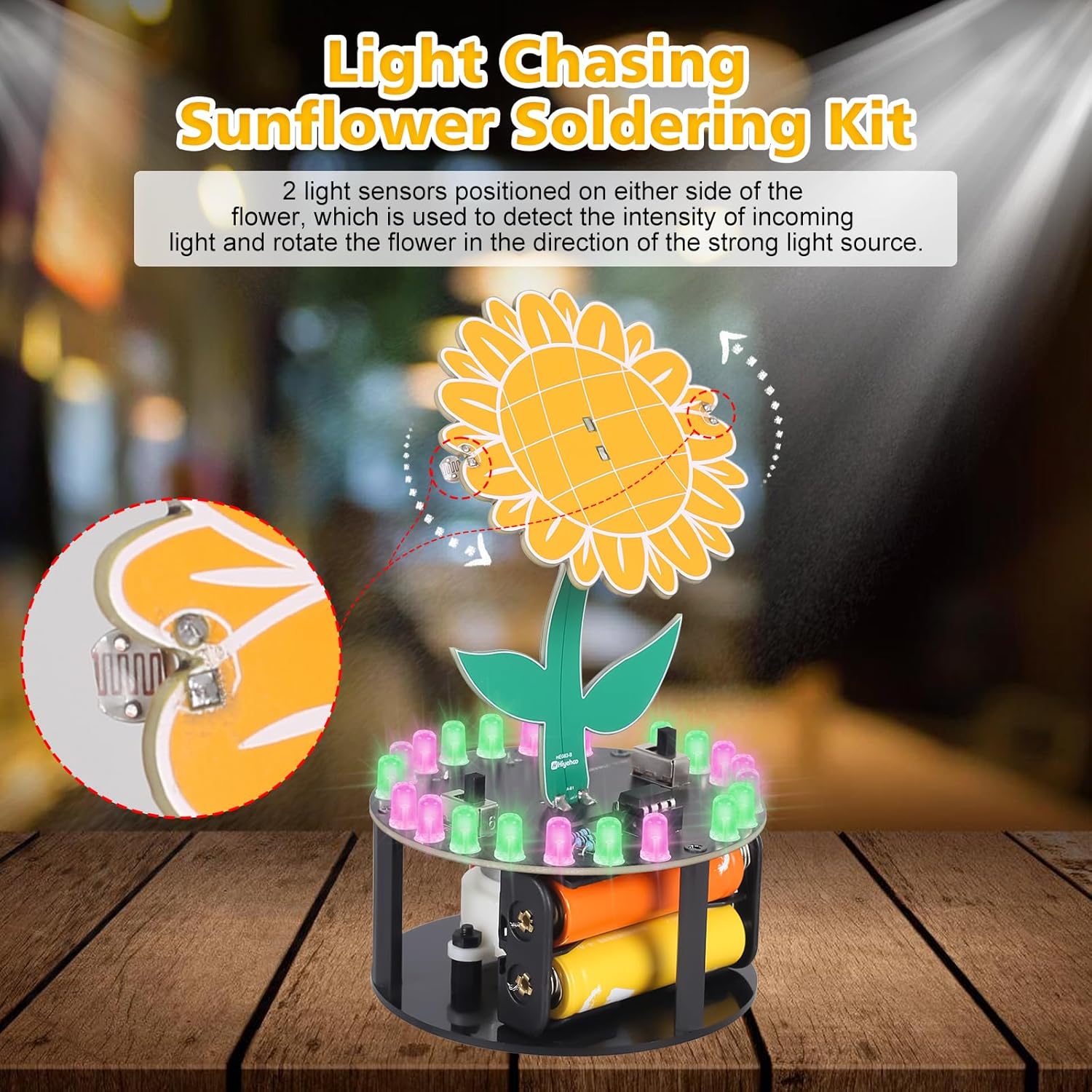 Rotating Sunflower Electronic  - Diy Electronics Desk incelemesi ve fiyatı