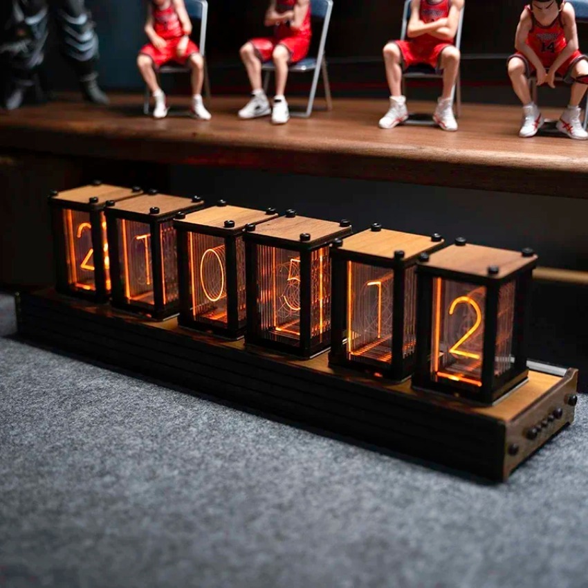 Luxury Nixie Glow Tube Clock W - Diy Electronics Desk incelemesi ve fiyatı