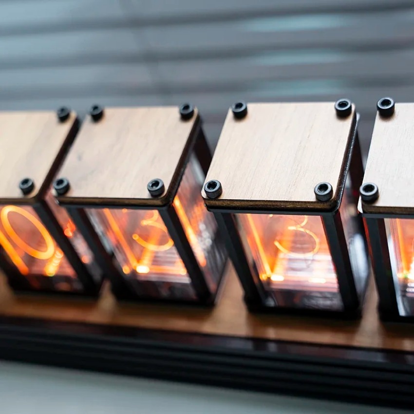 Luxury Nixie Glow Tube Clock W - Diy Electronics Desk incelemesi ve fiyatı