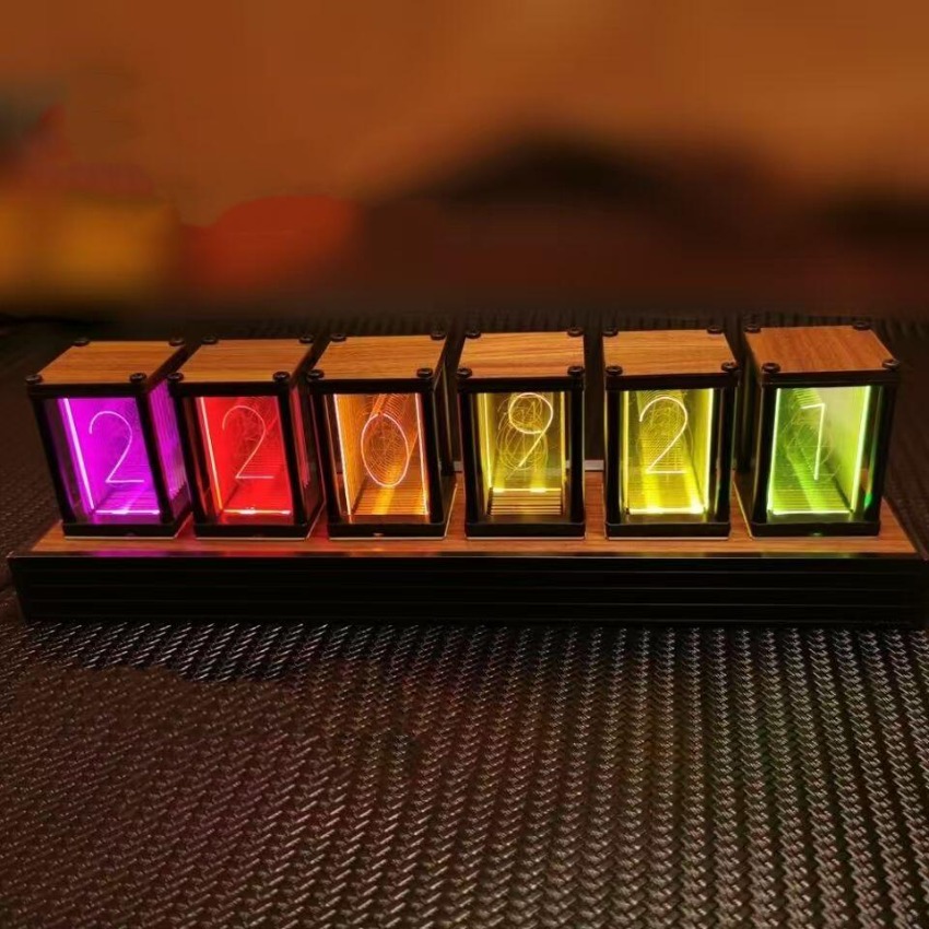 Luxury Nixie Glow Tube Clock W - Diy Electronics Desk incelemesi ve fiyatı