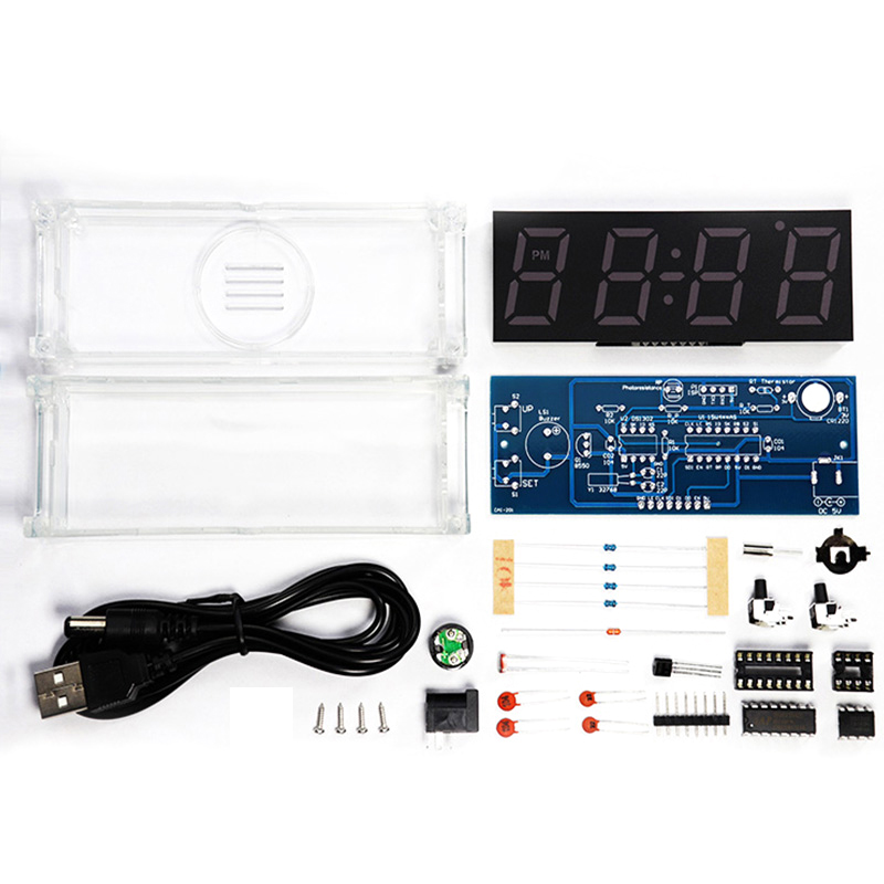 Digital Tube DIY Clock Kit Tem - Diy Electronics Com incelemesi ve fiyatı