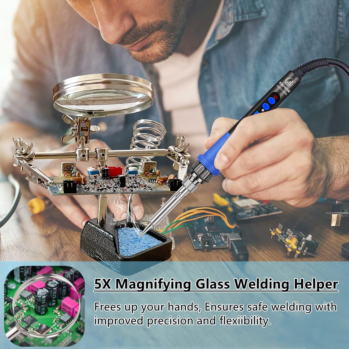 Soldering Iron Kit, 100W LCD D - Soldering Iron Kit incelemesi ve fiyatı