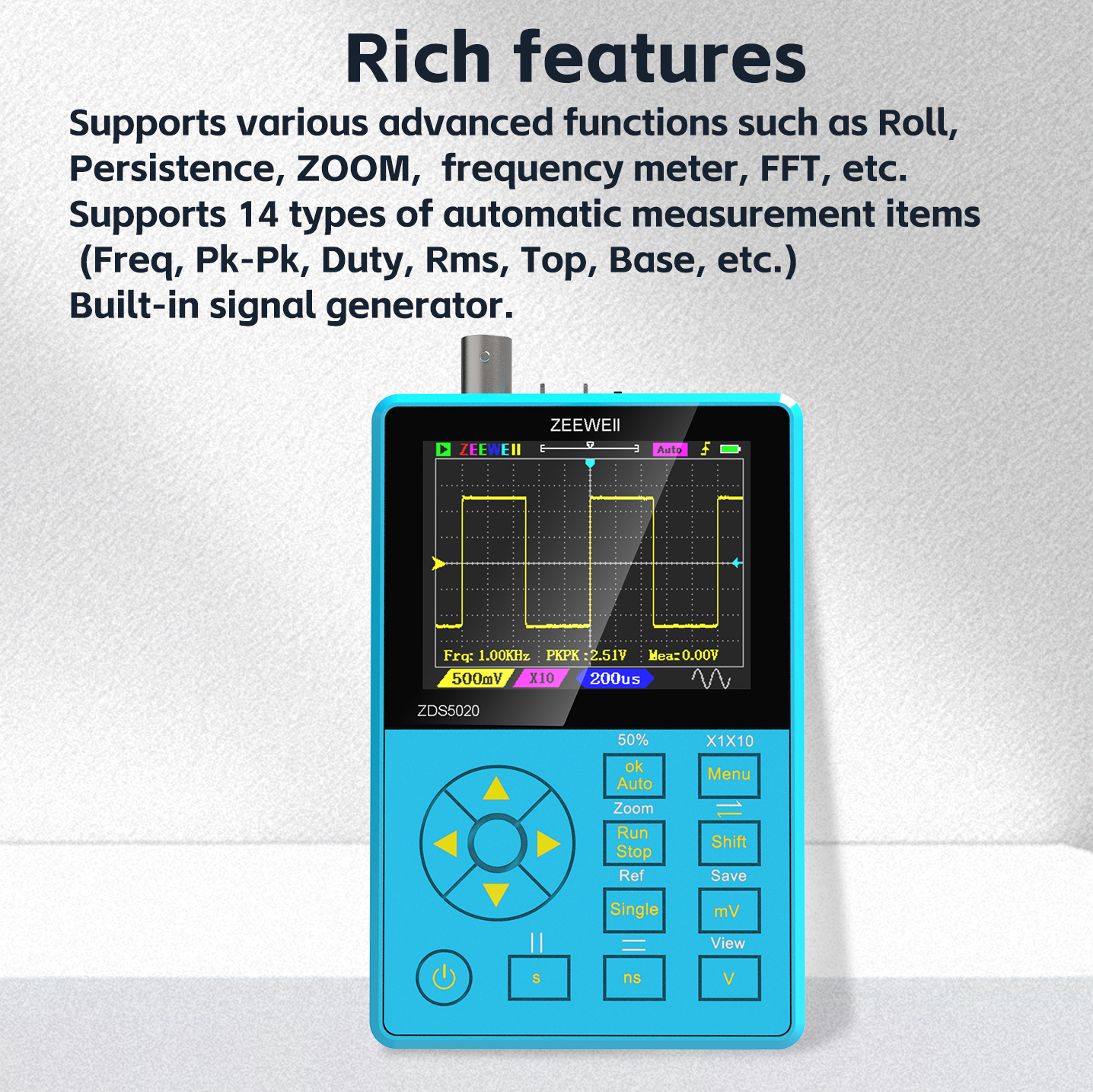 ZEEWEII New ZDS5020 Mini Handh - Oscilloscope Dso Mini incelemesi ve fiyatı