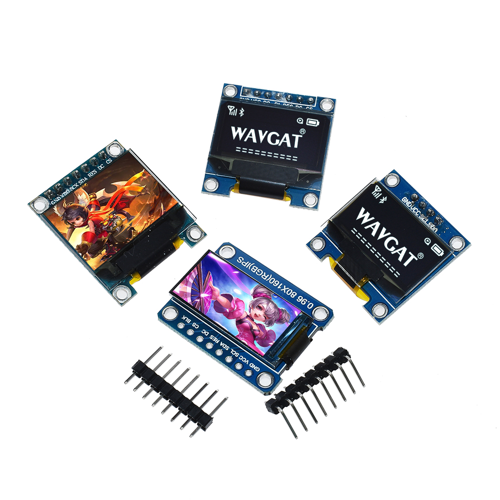 White Yellow Blue color 4Pin 7 - I2C Lcd Display incelemesi ve fiyatı