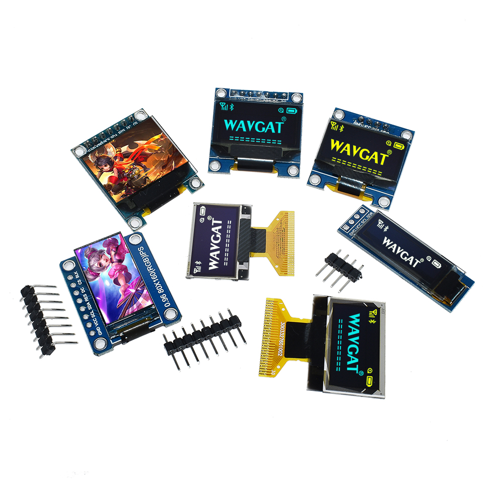 White Yellow Blue color 4Pin 7 - I2C Lcd Display incelemesi ve fiyatı