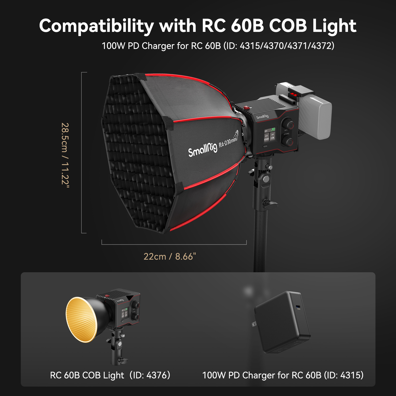 SmallRig RC 60B COB Mini Parab - Diy Rc Electronics incelemesi ve fiyatı
