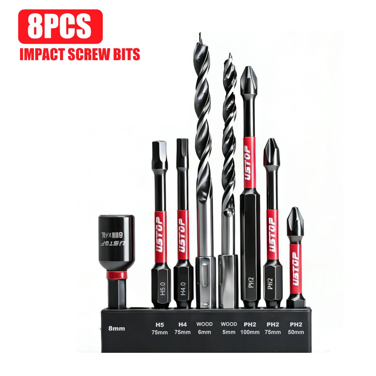 8-Piece Magnetic Impact Bit an - Homemade Diy Electronics incelemesi ve fiyatı