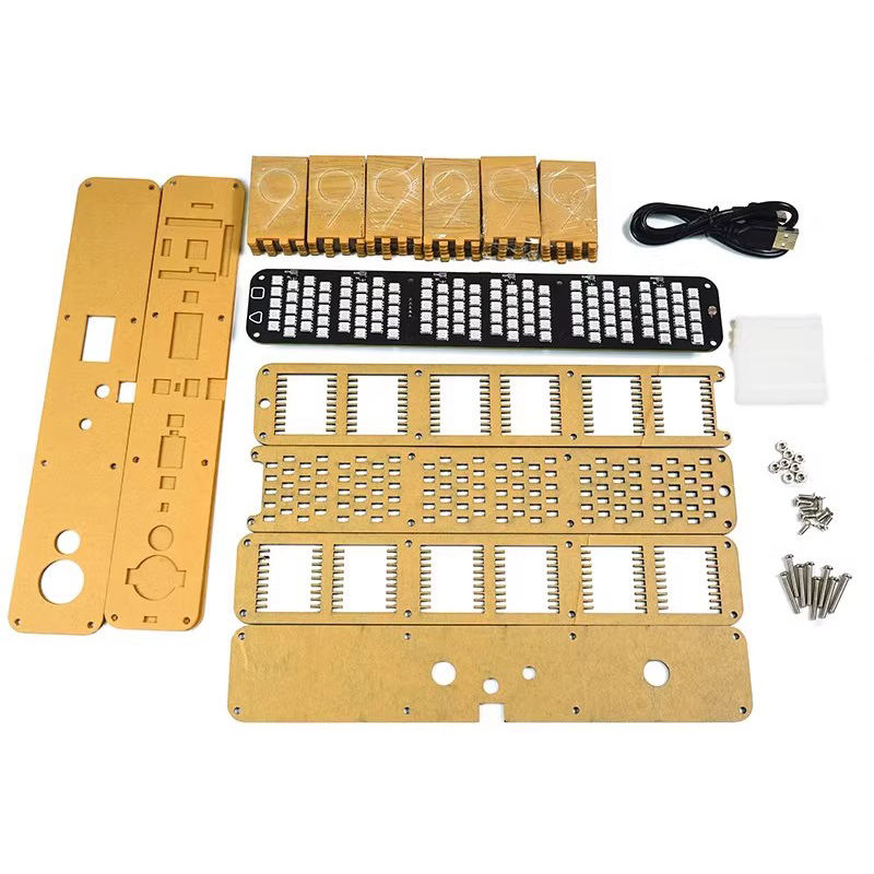 Glow Tube Clock Kit DIY Electr - Diy Electronics Desk incelemesi ve fiyatı