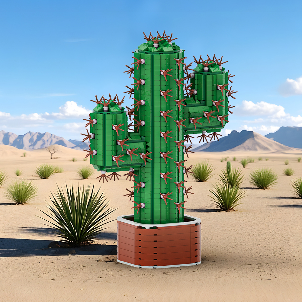Gobricks  MOC The Giant Cactus - Diy Lego Electronics incelemesi ve fiyatı
