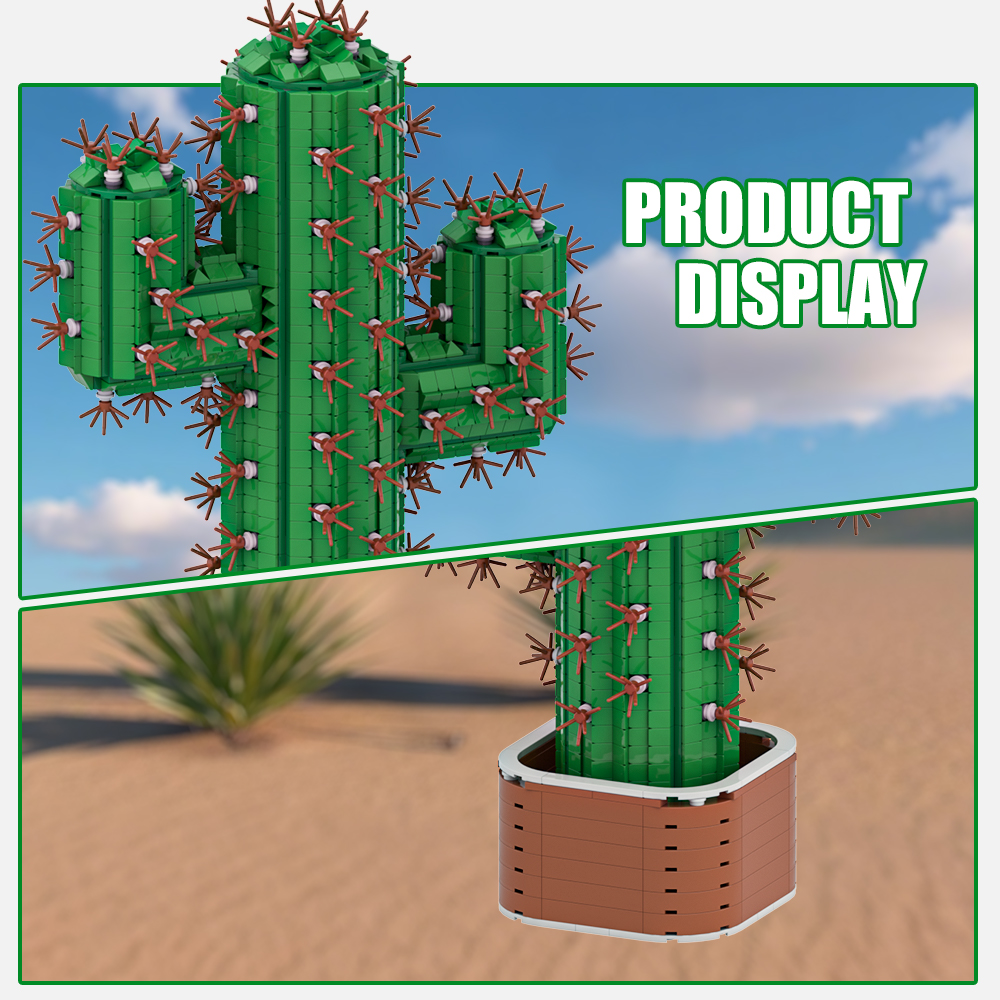 Gobricks  MOC The Giant Cactus - Diy Lego Electronics incelemesi ve fiyatı