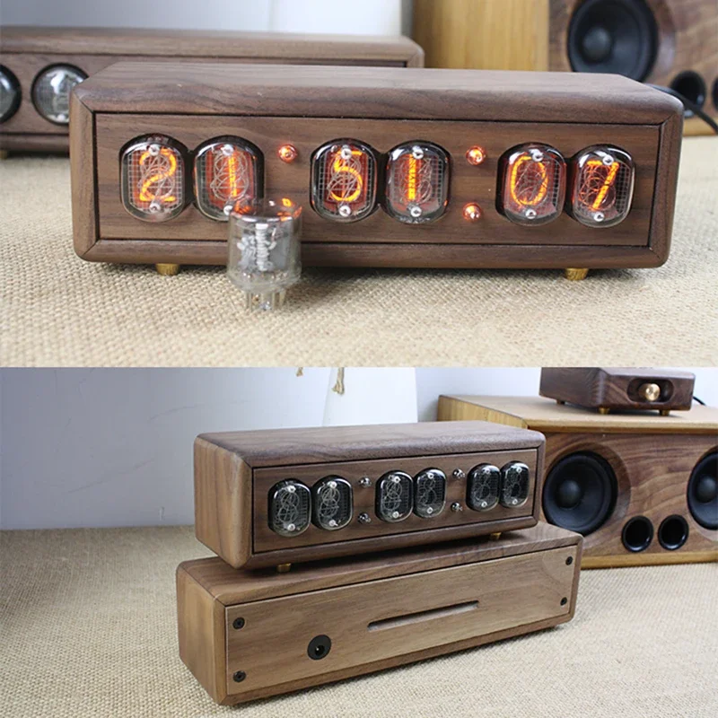 Luxury Wood Nixie Tube Clock D - Diy Electronics Desk incelemesi ve fiyatı