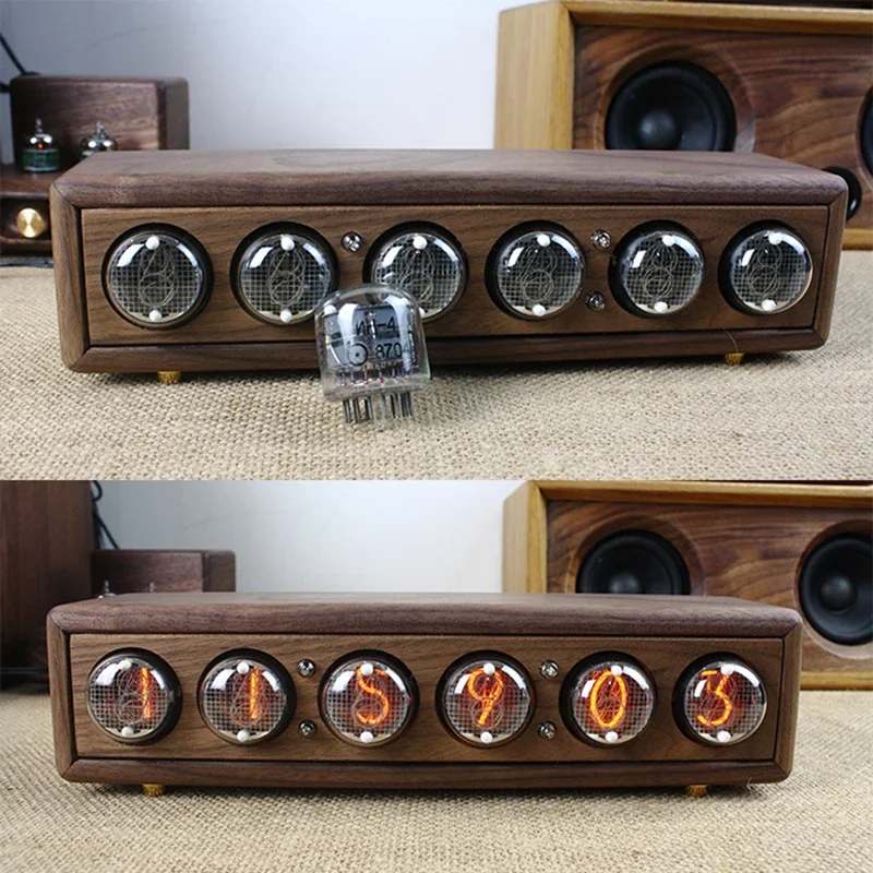 Luxury Wood Nixie Tube Clock D - Diy Electronics Desk incelemesi ve fiyatı